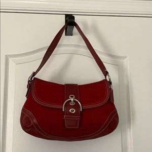 Vintage COACH purse red!